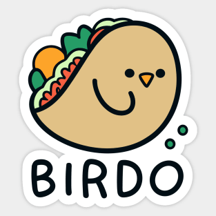 Taco Bird Sticker